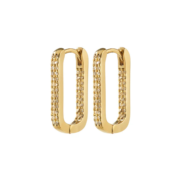 Phase Oval Hoops Gold & Silver Earrings