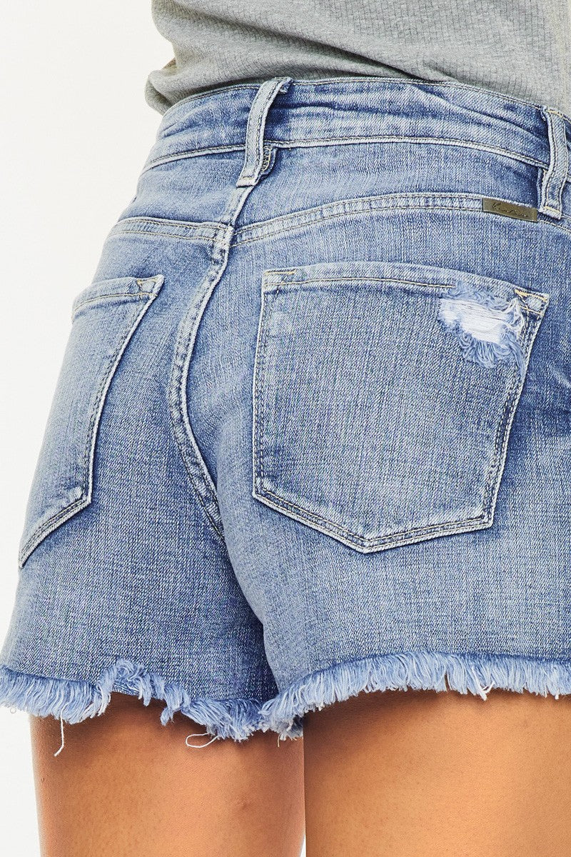 | HIGH RISE MOM SHORTS