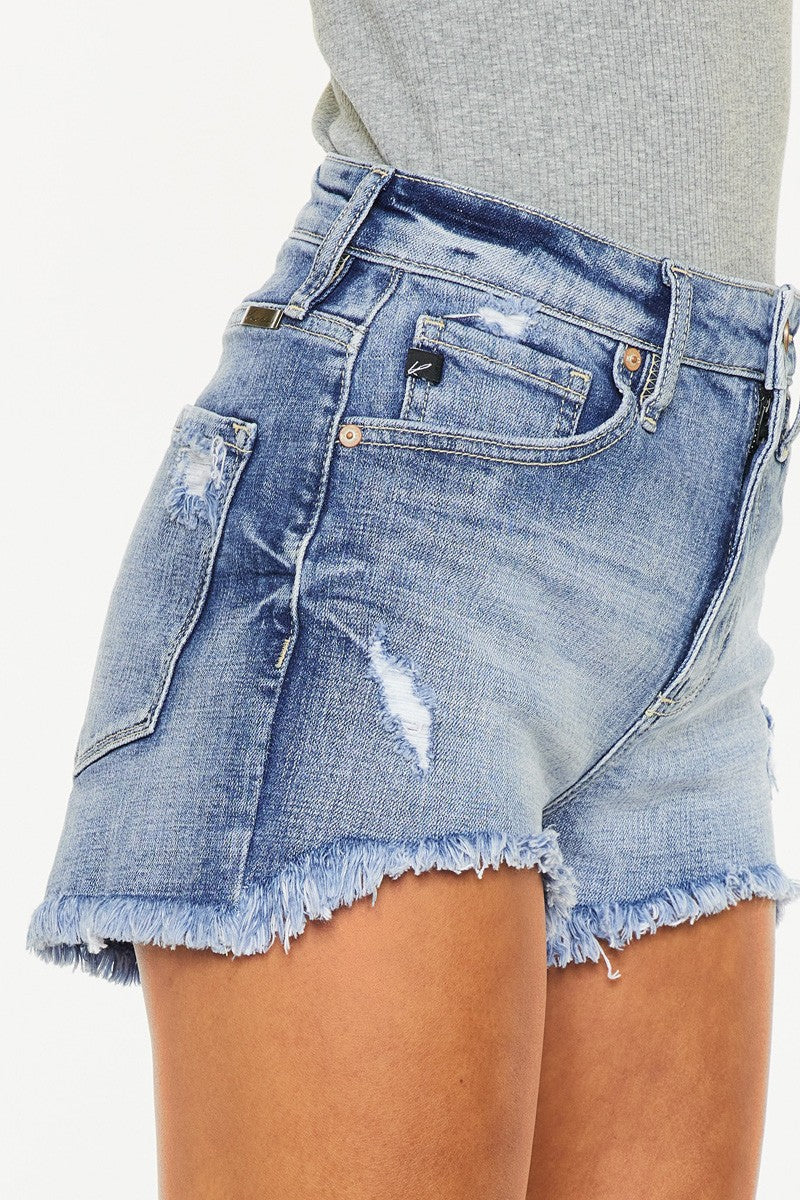 | HIGH RISE MOM SHORTS