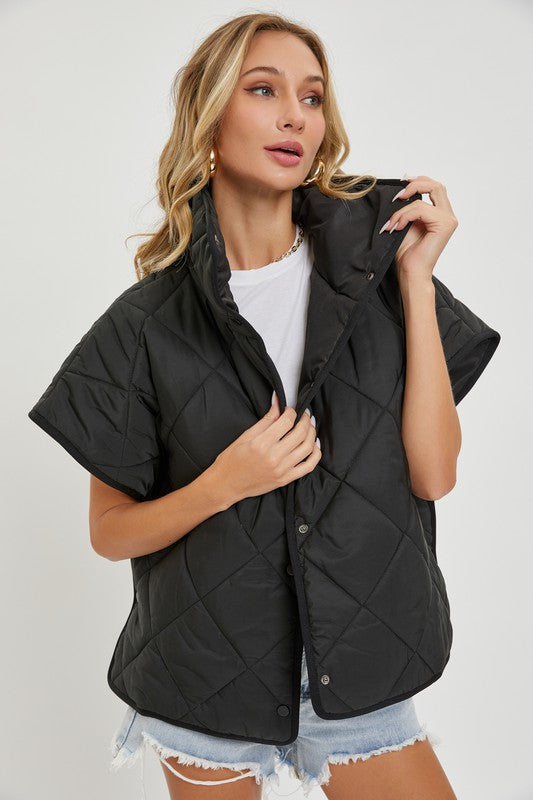 Black Padded Vest