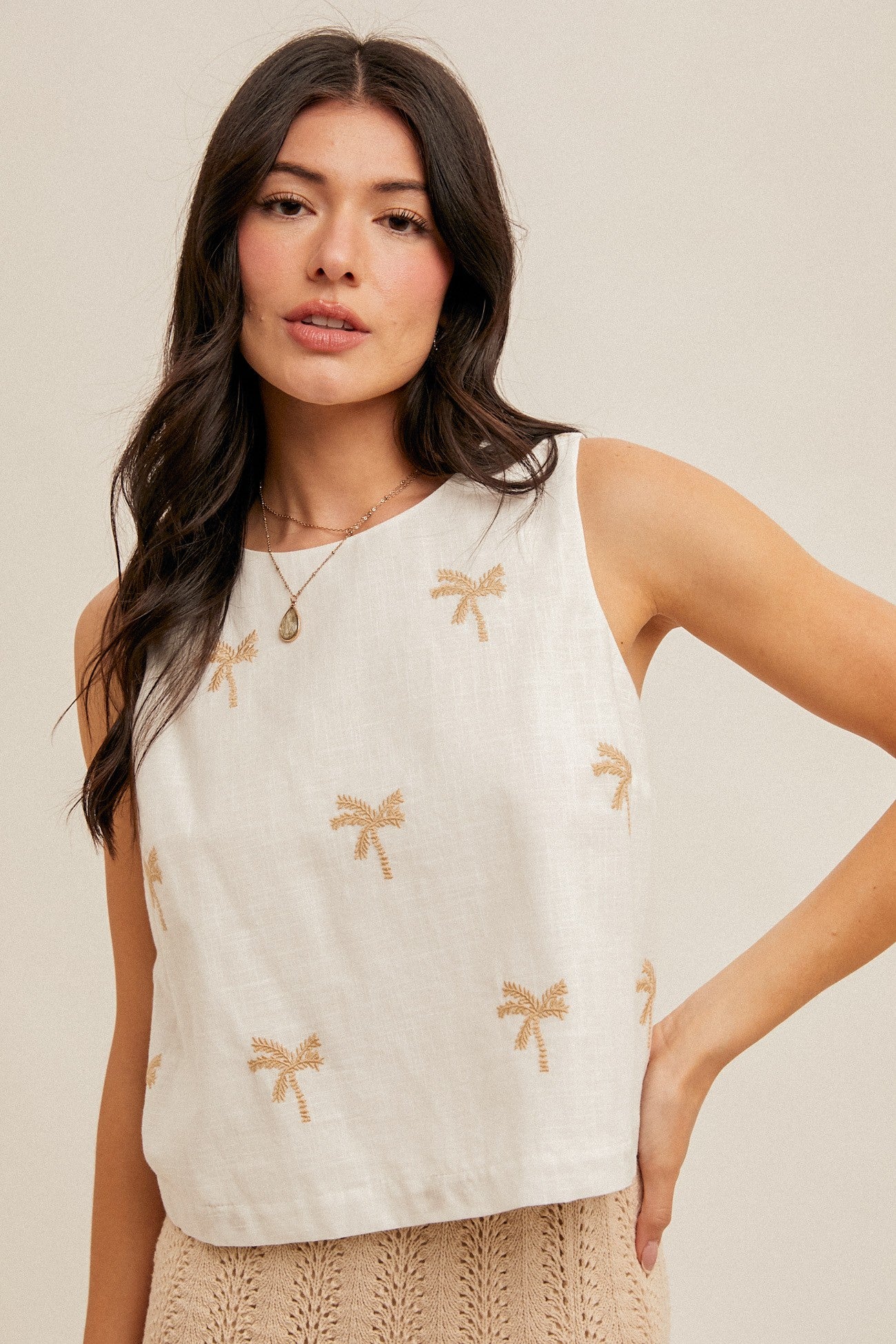 Palm Tree Tank Top