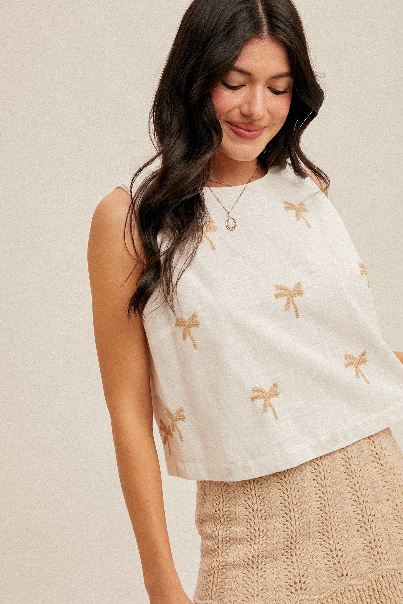 Palm Tree Tank Top