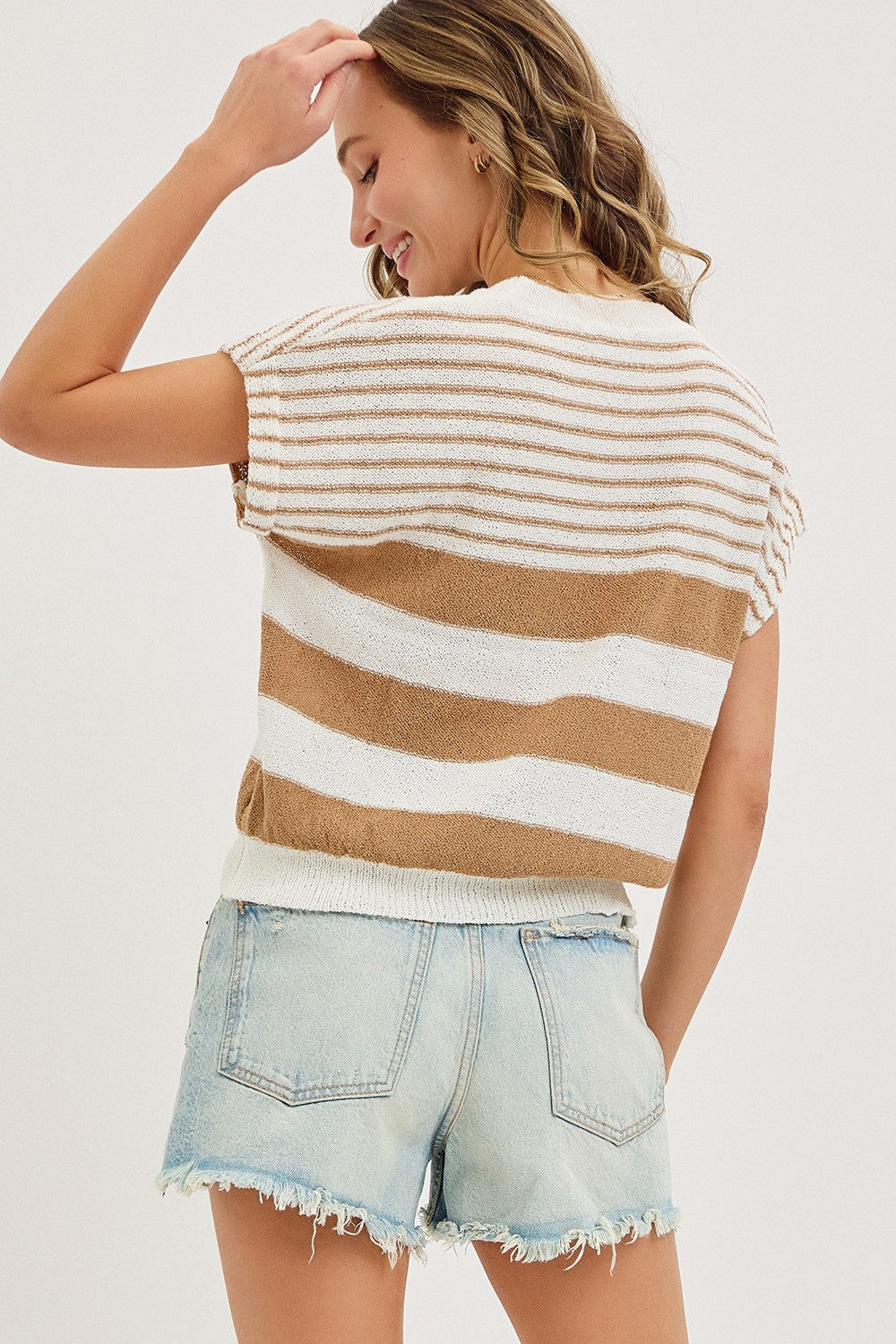 Striped Knit Top