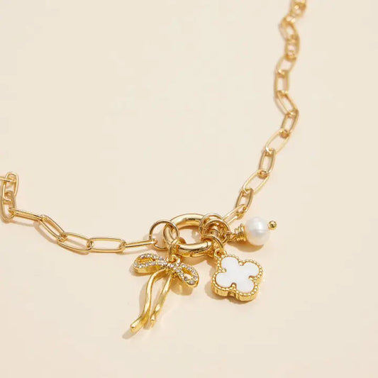 Gold Charm Necklace