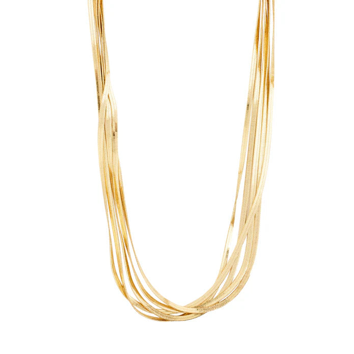 Kira Gold Multi Necklace