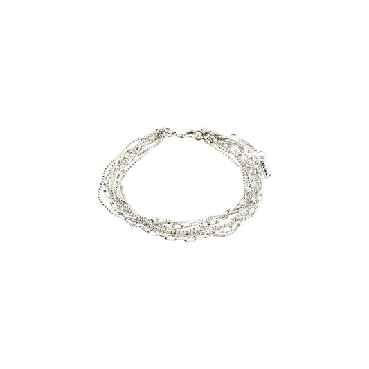 * Lilly Chain Silver Plated Bracelet