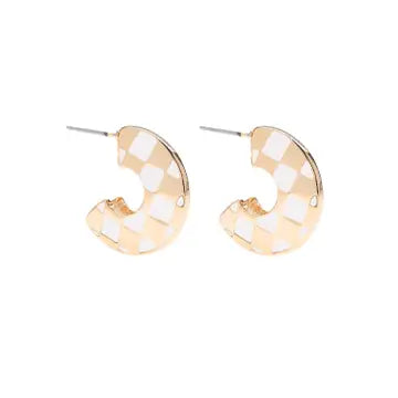 White Bailey Earrings