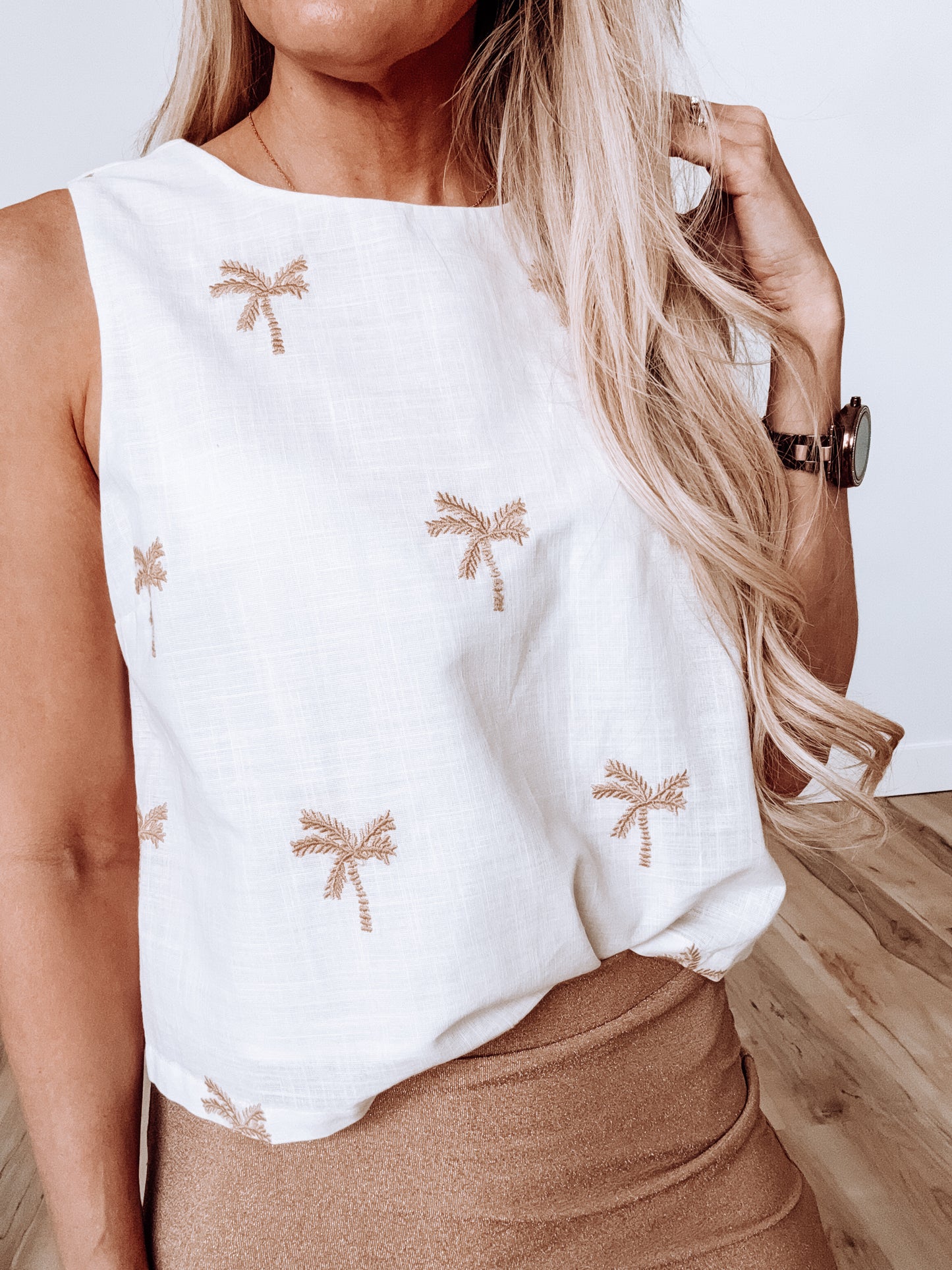 Palm Tree Tank Top