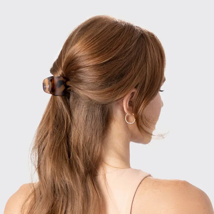 | Medium Claw Clips 2pc Set - Black & Tort