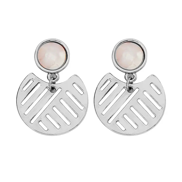 | Silver Mabel Earrings | Statement Earrings