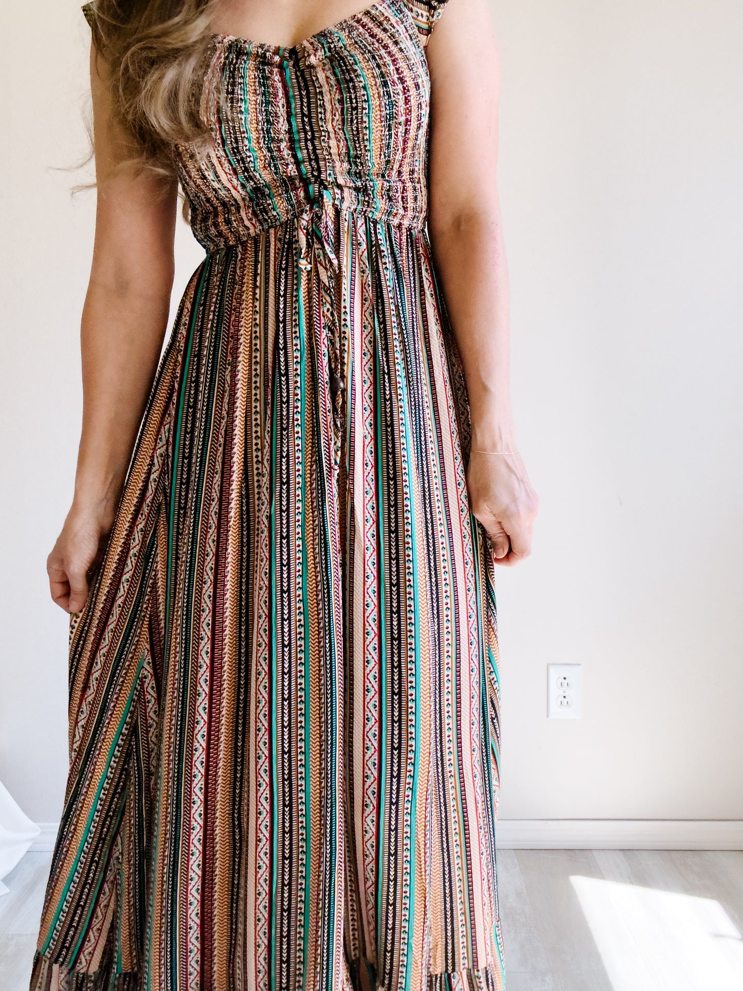 | Off The Shoulder Maxi Dress