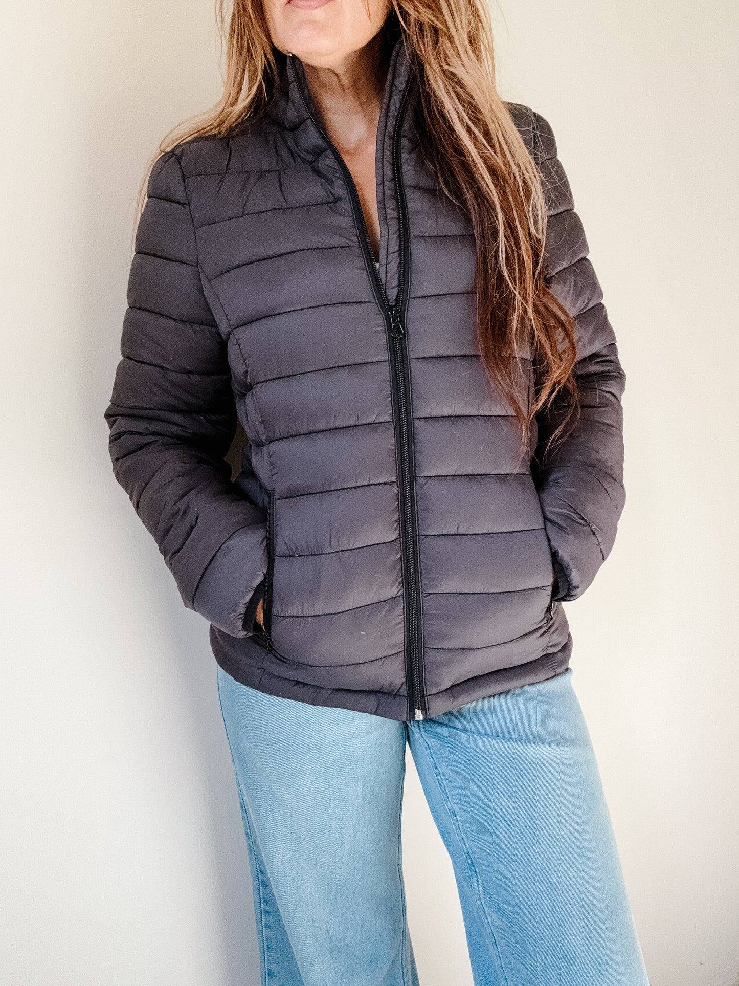 | Black Short Puffer Jacket