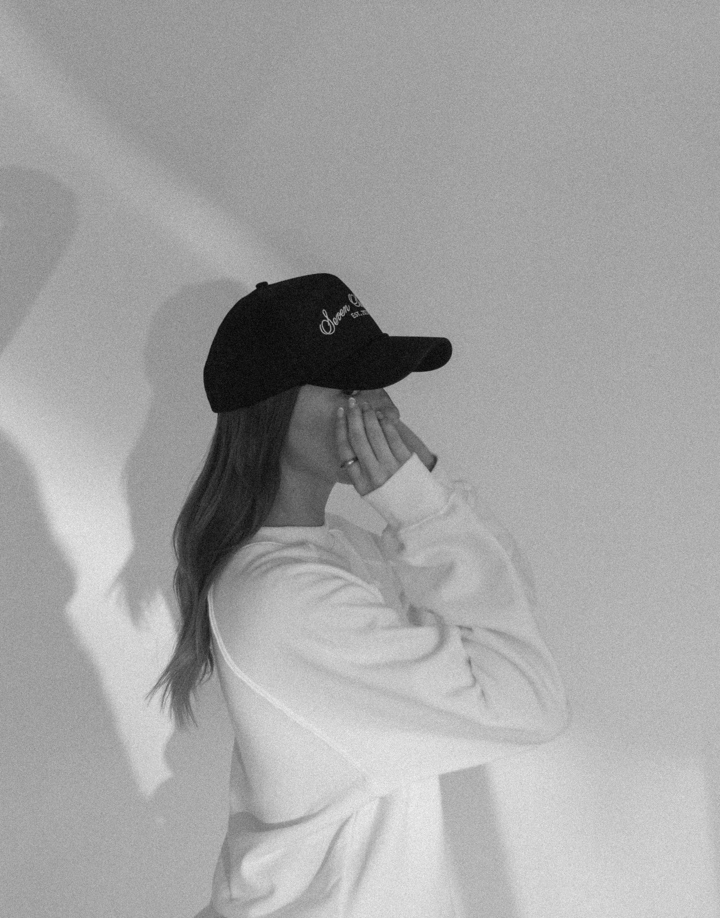Seven Sundays - Trucker Black/White Rope Hat