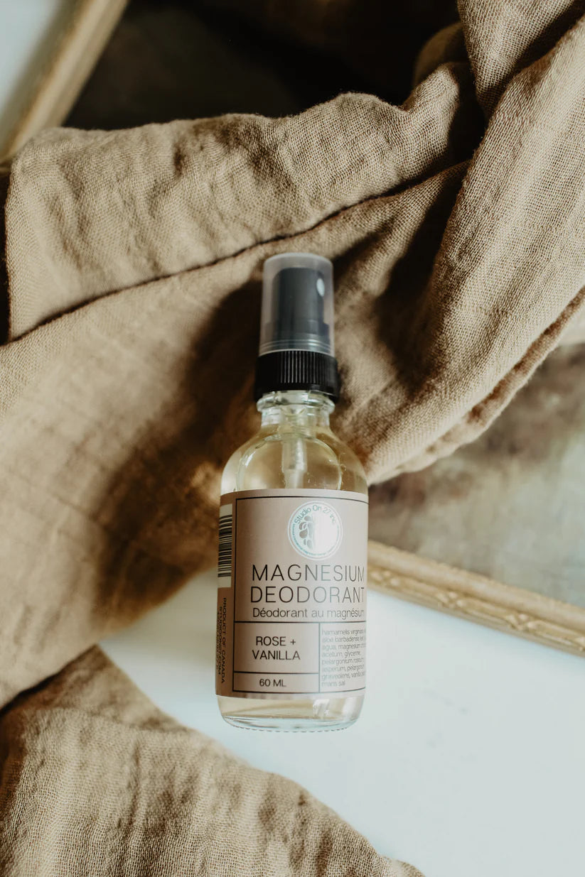Rose + Vanilla Magnesium Deodorant Spray