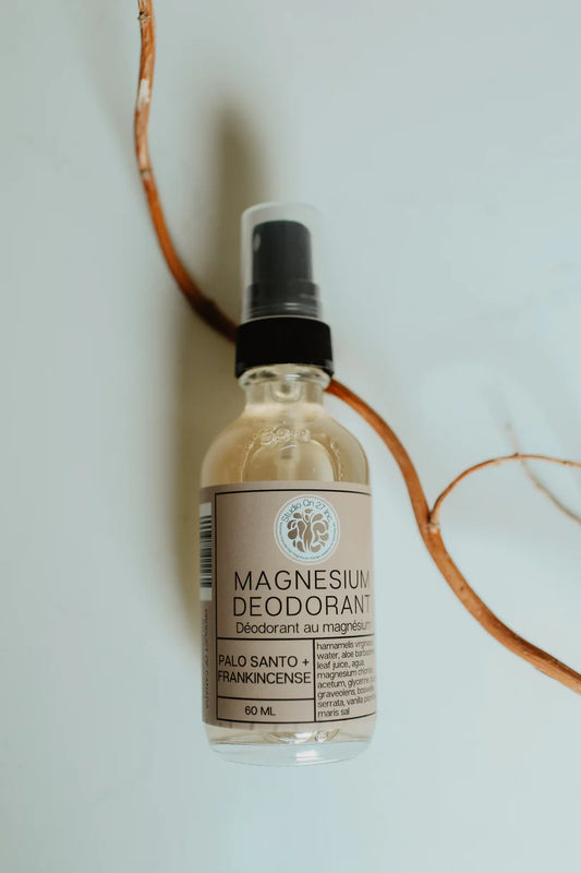Palo Santo + Frankincense Magnesium Deodorant Spray