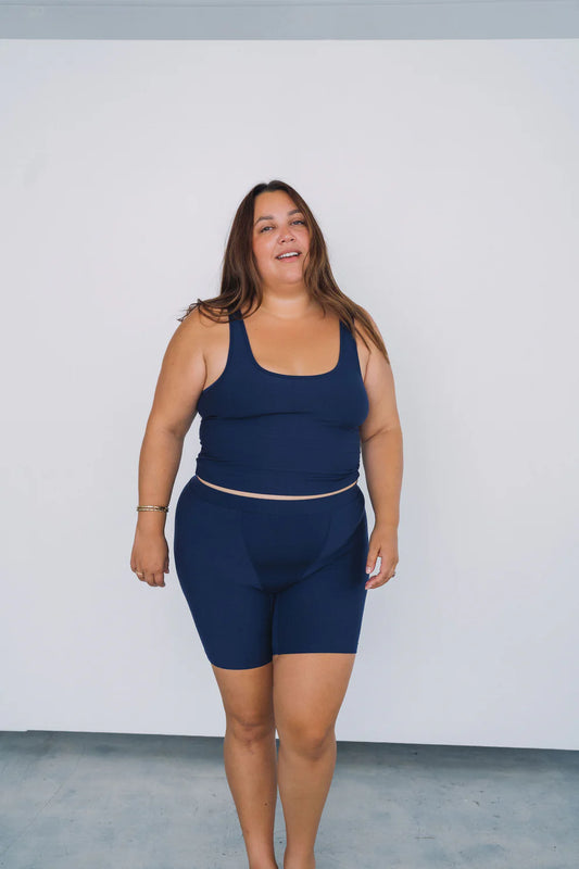 Huha Navy Long Long Boxer