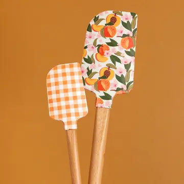 Peach Blossom Silicone Kitchen Spatulas