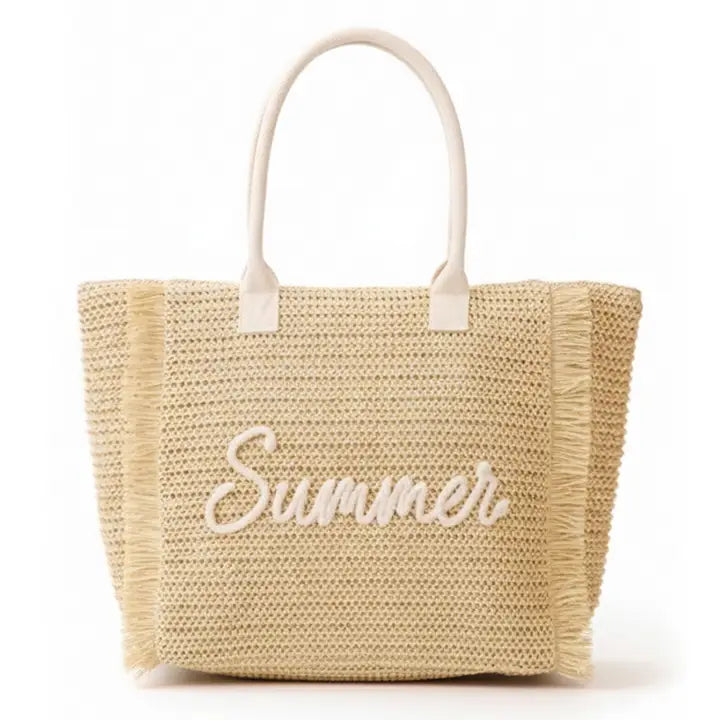 Summer Fringe Tote Bag