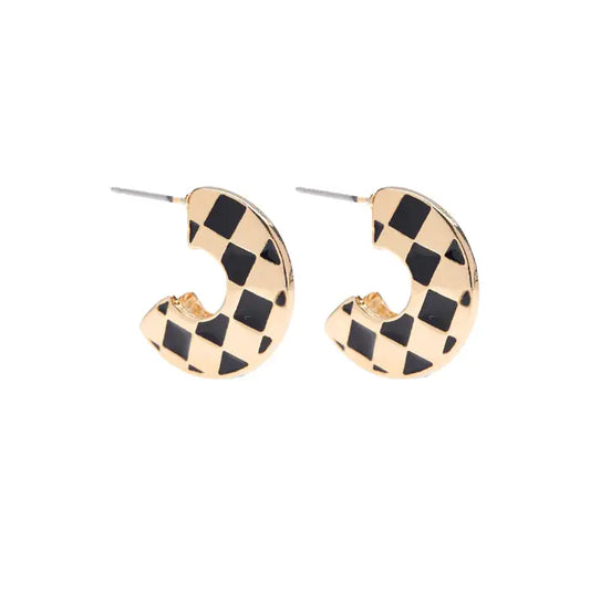 Black Bailey Earrings