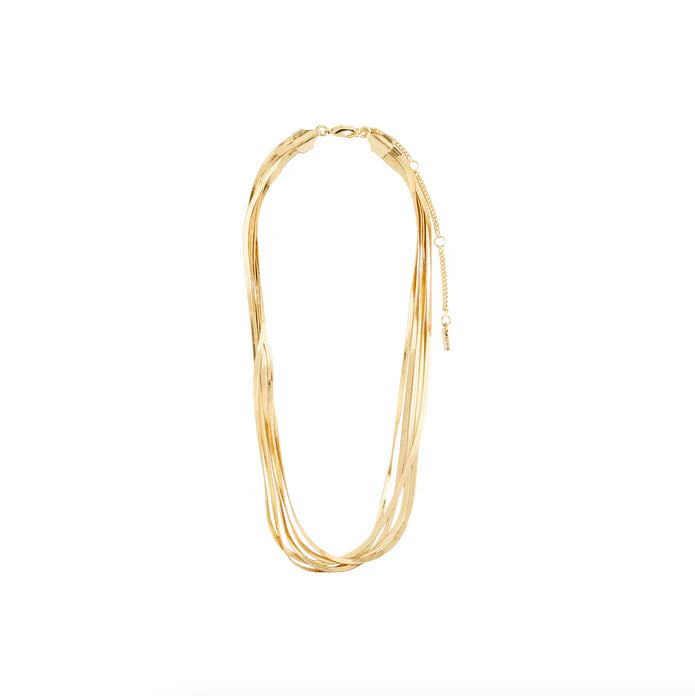 Kira Gold Multi Necklace