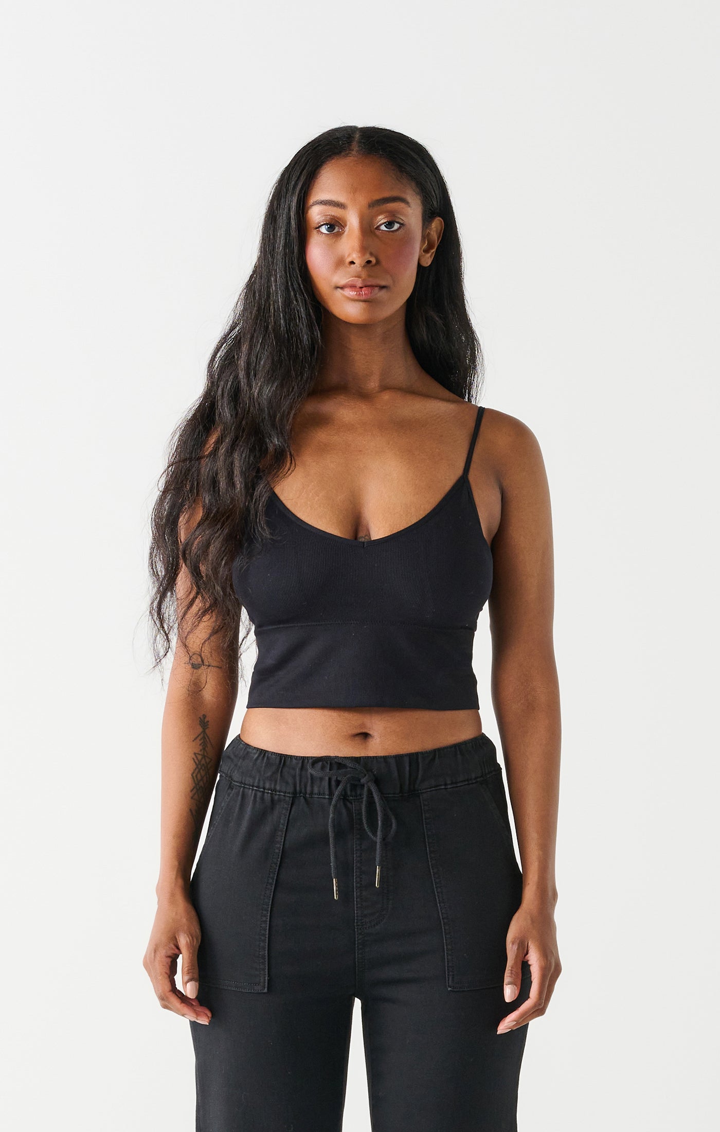 * Black Seamless Bra / Top