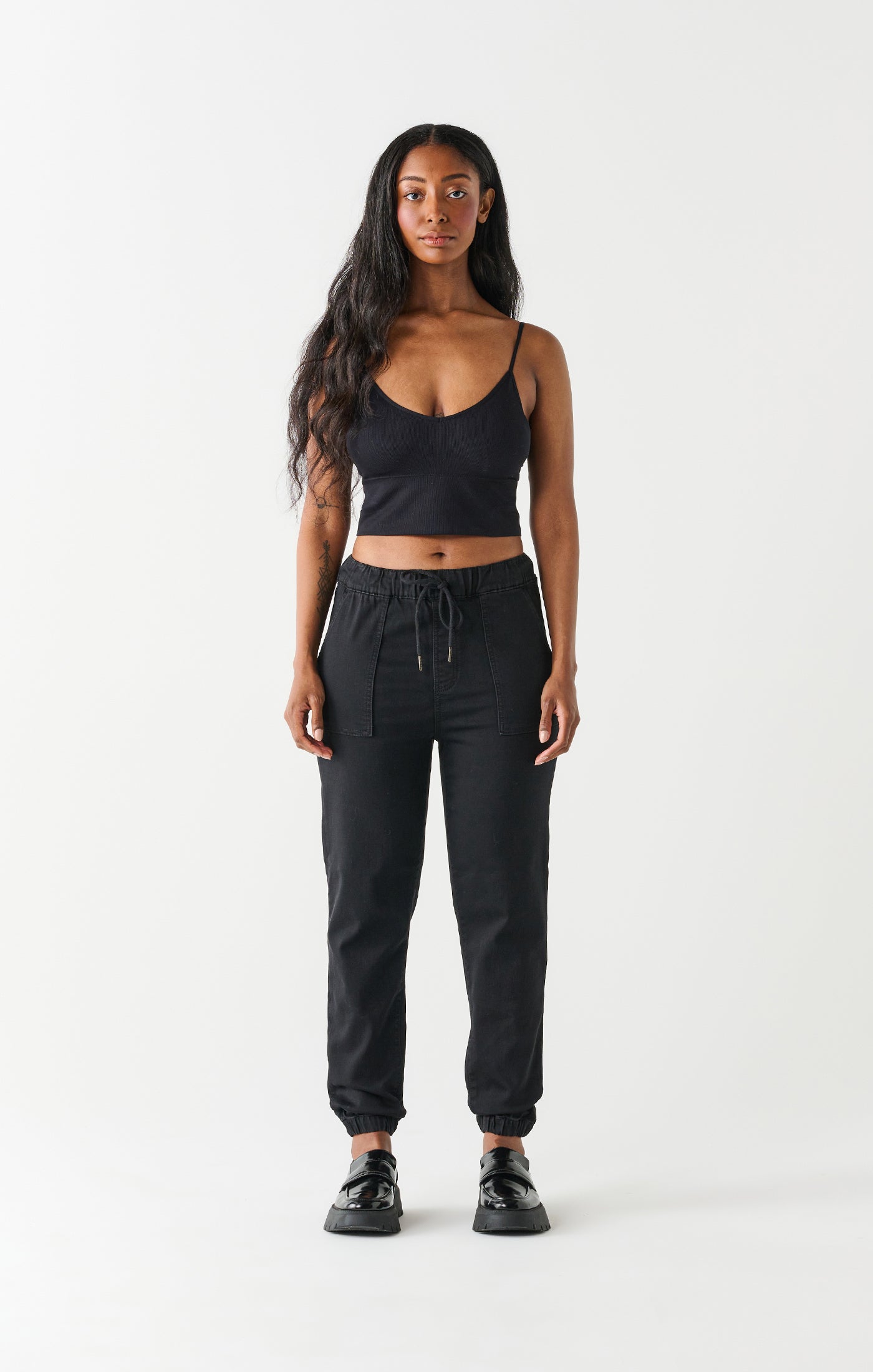 * Black Seamless Bra / Top