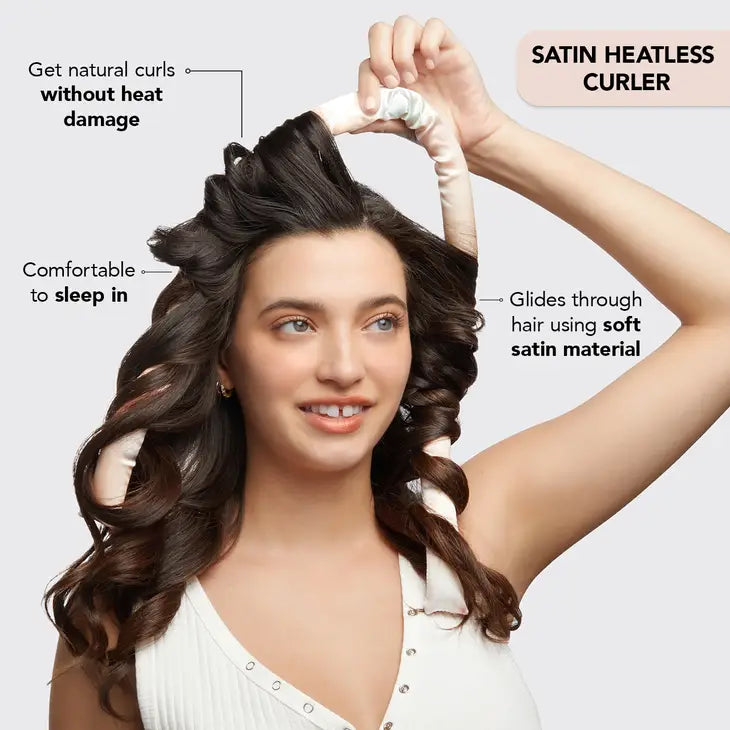 | Satin Heatless Curling Set