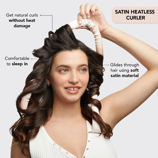 | Satin Heatless Curling Set