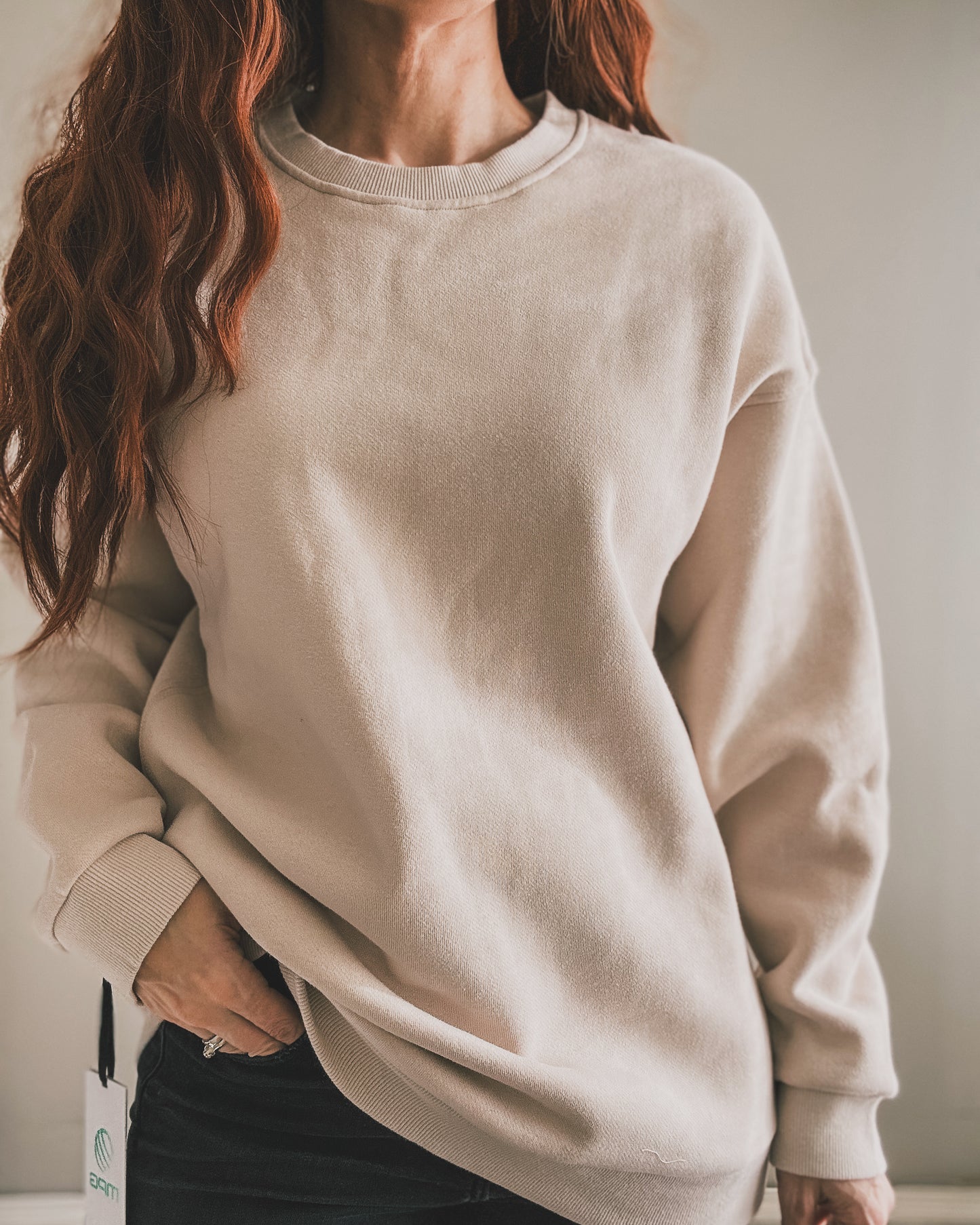 Stone Comfort Women’s Relaxed Crew Neck Sweatshirt