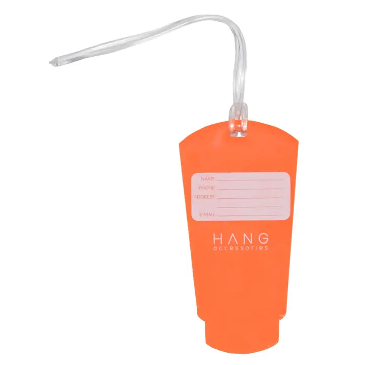 Summer Suntan Lotion Silicone Luggage Tag