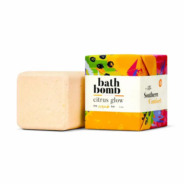 Orange Bath Bomb - Citrus Spa Fizz - Moisturizing