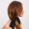 Fabric Bow Hair Clip 1pc- Black