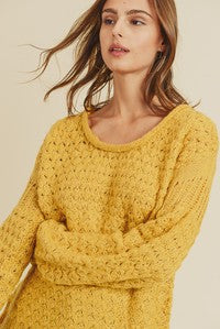 Knitted Boho Sweater