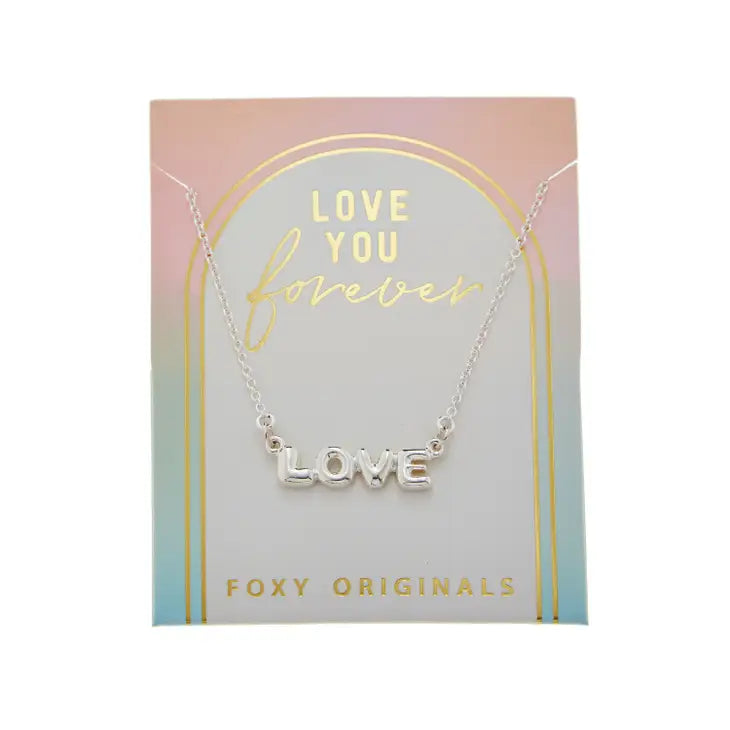 Silver Forever Love Necklace
