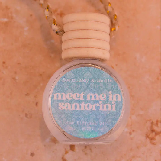 Meet Me in Santorini Car Diffuser