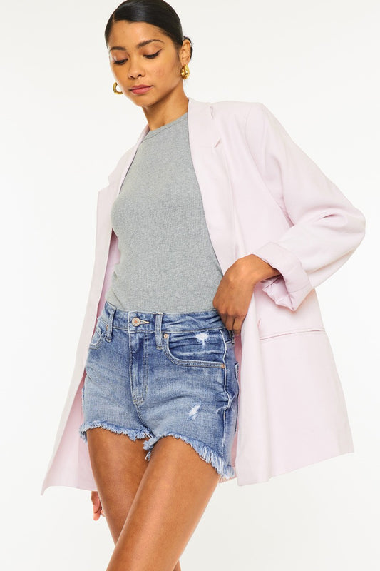 | HIGH RISE MOM SHORTS