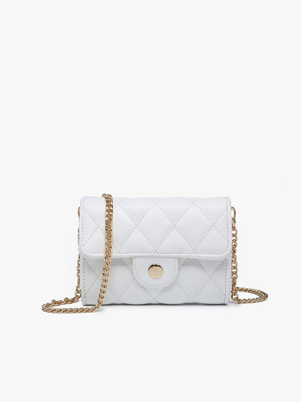 Everette White Handbag