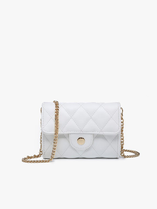 Everette White Handbag