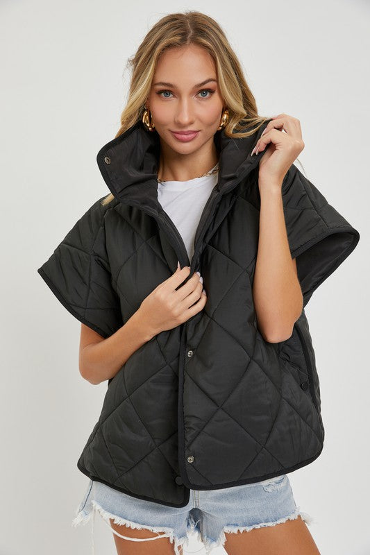 Black Padded Vest