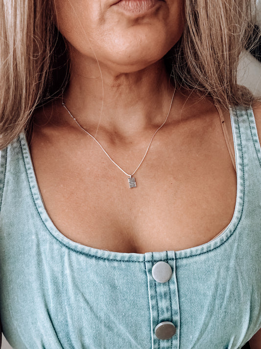 * Jemma Silver Plated Necklace