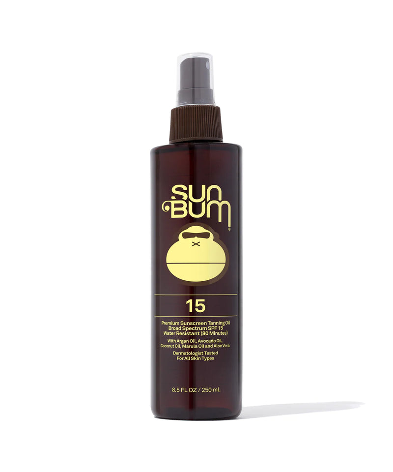< SPF 15 Sunscreen Tanning Oil