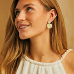 • Gold Mabel Earrings | Statement Earrings