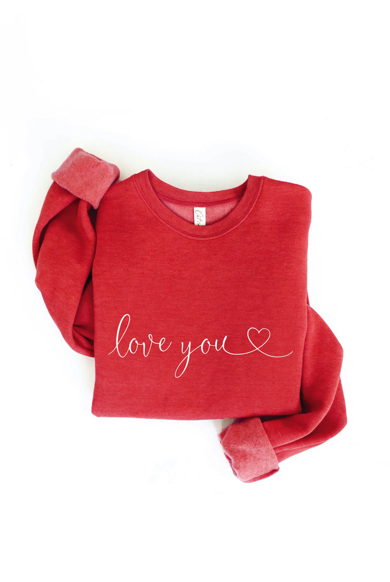 Love You Graphic Sweatshirt