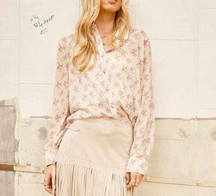 Chiffon Western Blouse