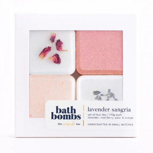 Lavender Sangria Bath Bombs | Bubbly Bathtub Cocktails