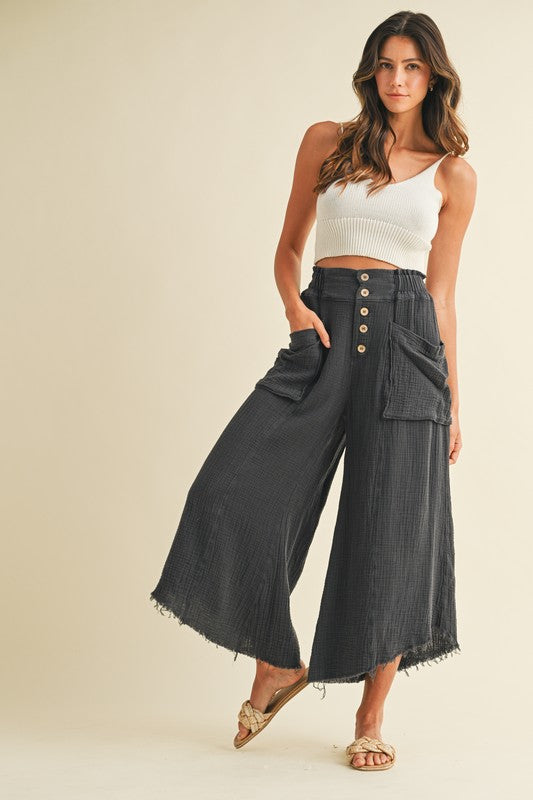 Linen Wide Pants