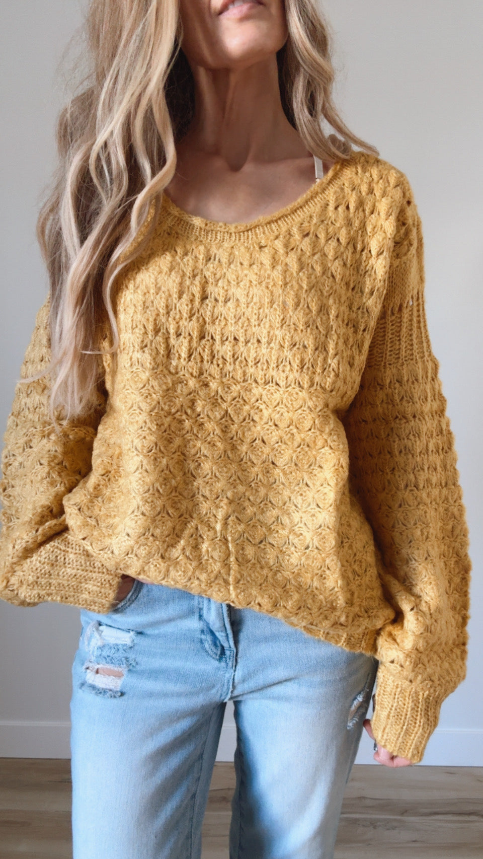 Knitted Boho Sweater