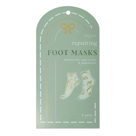 Christmas Holiday Foot Mask with Palo Santo & Peppermint
