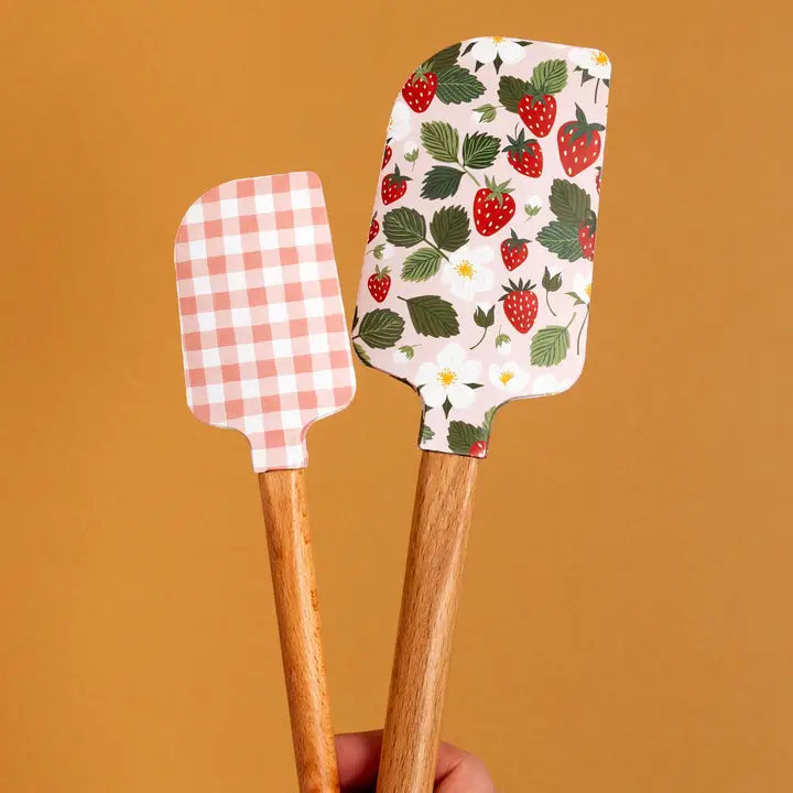 Strawberry Patch Silicone Kitchen Spatulas