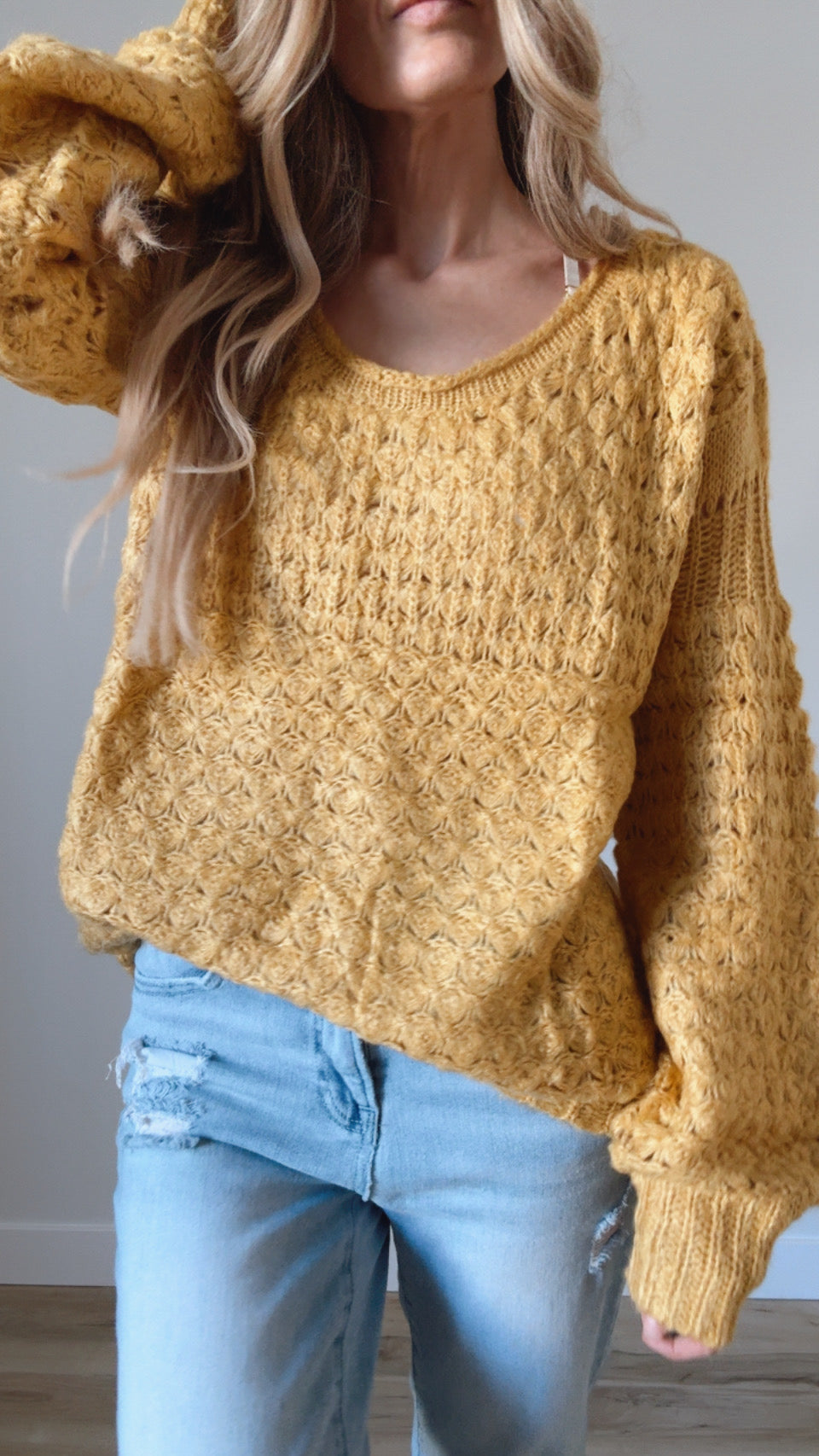 Knitted Boho Sweater